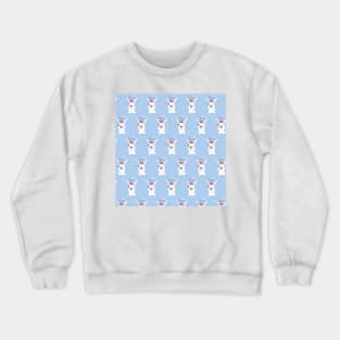 Party Llama Pattern Crewneck Sweatshirt